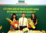 MIC tái bổ nhiệm 2 Phó Tổng Giám đốc và 2 cán bộ